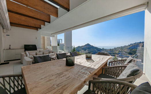 Elegante Wohnung mit Meerblick in Marbella, Costa del Sol
