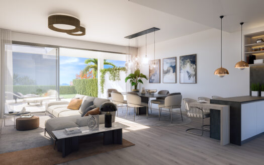 Elegante Reihenhäuser mit MEERBLICK in Manilva, Costa del Sol