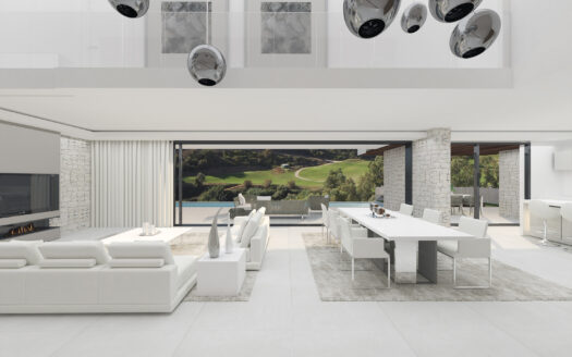 Elegante Villa in Mijas Costa: Exquisites Wohnerlebnis zwischen Golf und Natur