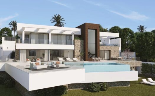 Luxuriöse Villa mit Meerblick in Marbella an der Costa del Sol