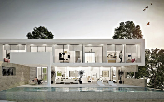Elegante Villa mit Panoramablick in La Mairena, Marbella