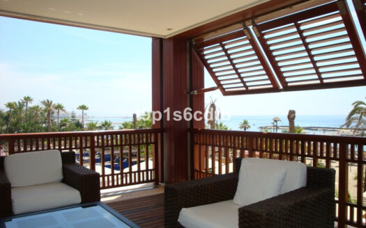 Elegantes Apartment mit Meerblick in Marbella an der Costa del Sol