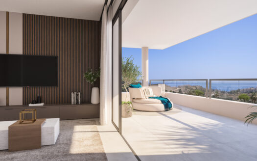 Elegante Wohnungen in Mijas Costa mit Panoramablick