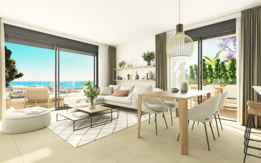 Elegantes Apartment in La Cala de Mijas mit atemberaubendem Blick