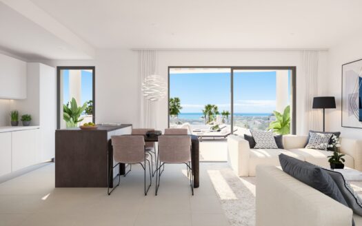 Elegante Wohnungen in La Cala de Mijas mit Meeresblick