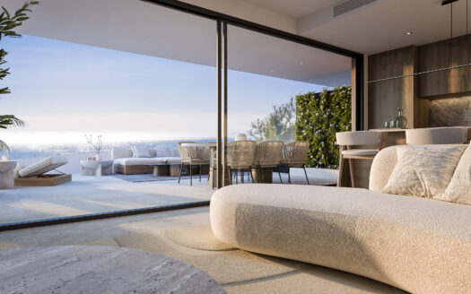Exklusive Apartments mit Blick über Fuengirola an der Costa del Sol