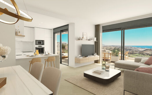 Elegantes Apartment in La Cala de Mijas mit atemberaubendem Blick