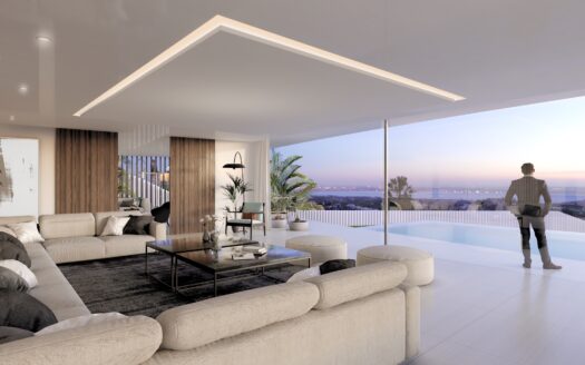 Moderne Villa mit Panoramablick in BenahavÃs, Costa del Sol