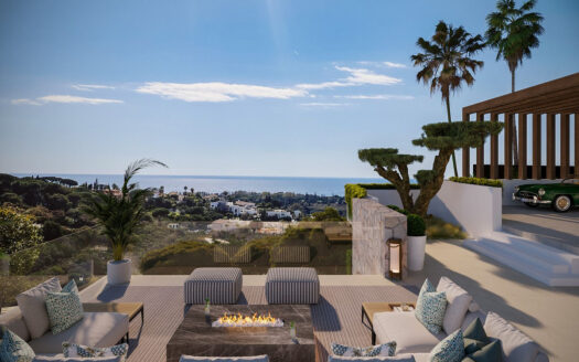 Moderne Designer-Villa mit Meerblick in Elviria, Marbella