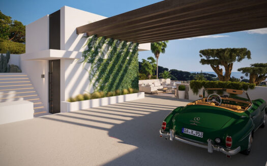 Moderne Designer-Villa mit Meerblick in Elviria, Marbella