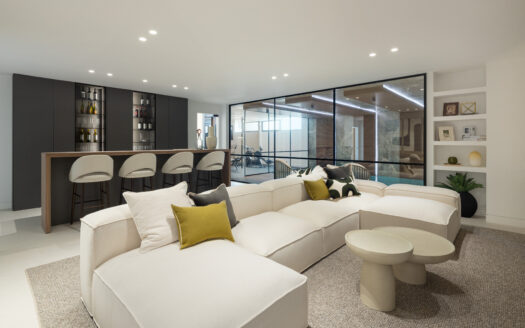 Moderne Villa in Lomas de La Quinta mit Meerblick