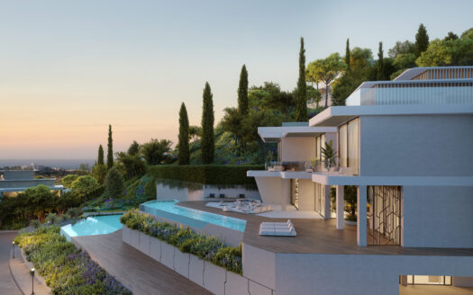 Elegante Villen in BenahavÃs mit atemberaubendem Meerblick