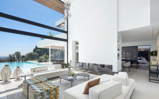 Moderne Villa in Lomas de La Quinta mit Meerblick