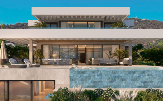 Luxuriöse Villa mit Panoramablick in El Madroñal, BenahavÃs