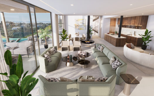 Moderne Villa mit Panoramablick in BenahavÃs, Costa del Sol