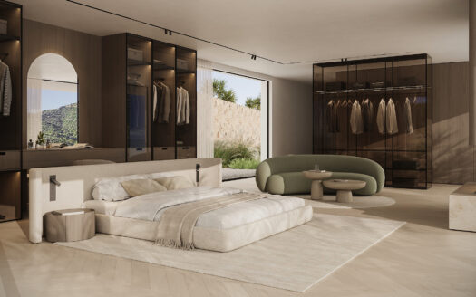 Exclusive development located within the private and secure community of Montemayor, in Benahavís. Set on a 4,762 m² plot and with an impressive built area of 1,840 m², this contemporary residence has been designed to offer exceptional quality, comfort, and privacy.The villa features 6 bedrooms, 6 bathrooms, and 3 guest toilets, distributed across bright open spaces that seamlessly connect interior living with expansive outdoor areas. Large glass openings frame panoramic views, while premium finishes and meticulous detailing contribute to a serene and sophisticated atmosphere. A residence where architectural quality, refined comfort and a privileged natural setting come together to offer an exceptional place to live.Interior can be made in accordance with clients wishes.