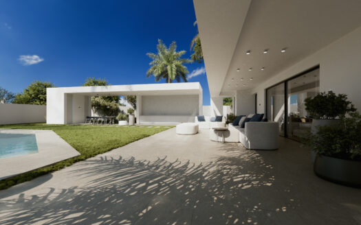 Elegante Villa mit Meerblick in Marbella an der Goldenen Meile