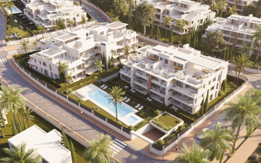 Exklusive Erdgeschosswohnung mit Meerblick an der New Golden Mile