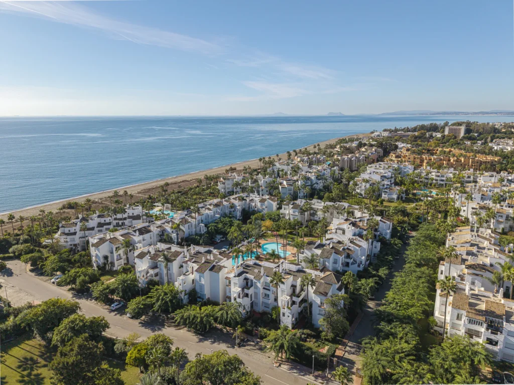 Möblierte EG Wohnung direkt am Strand mit Meerblick in Costalita