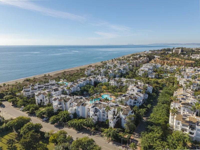 Möblierte EG Wohnung direkt am Strand mit Meerblick in Costalita