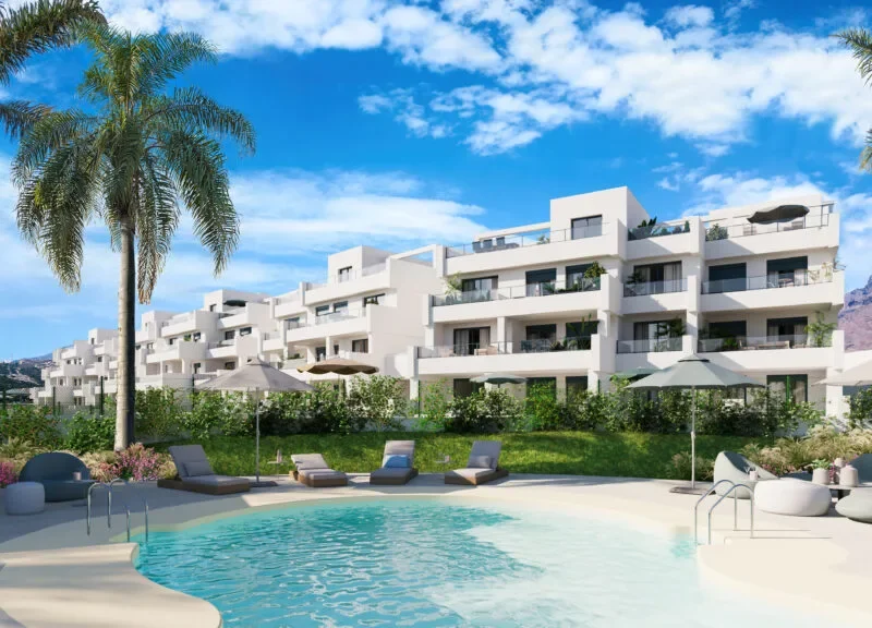 Elegante Wohnanlage in Estepona Golf: Stilvolle Immobilien entdecken