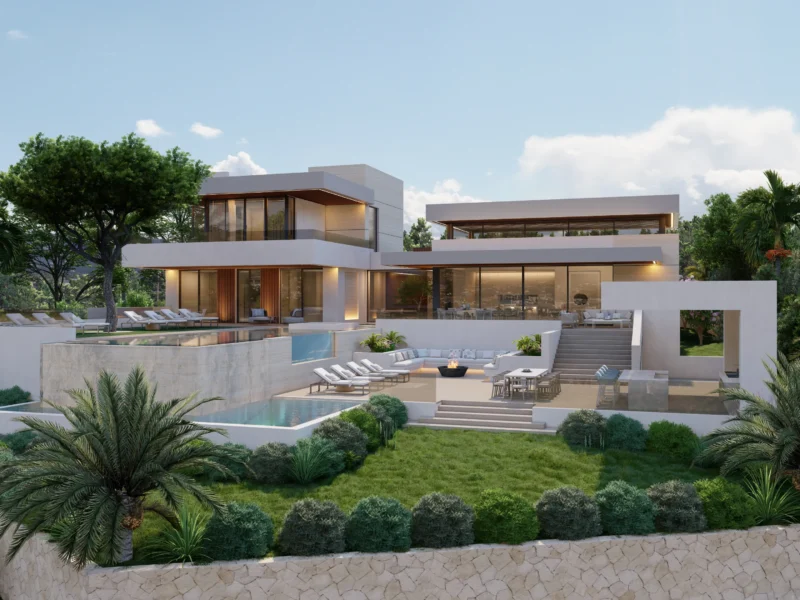 Elegante Villa im Bau in Nueva Andalucía, Marbella an der Costa del Sol