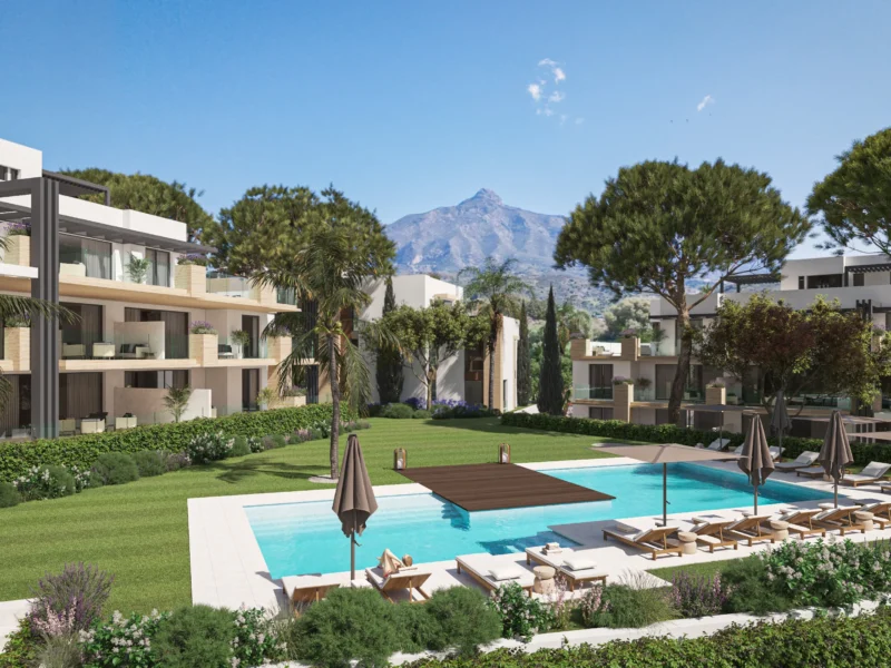 Moderne Wohnungen mit atemberaubendem Blick in Marbella