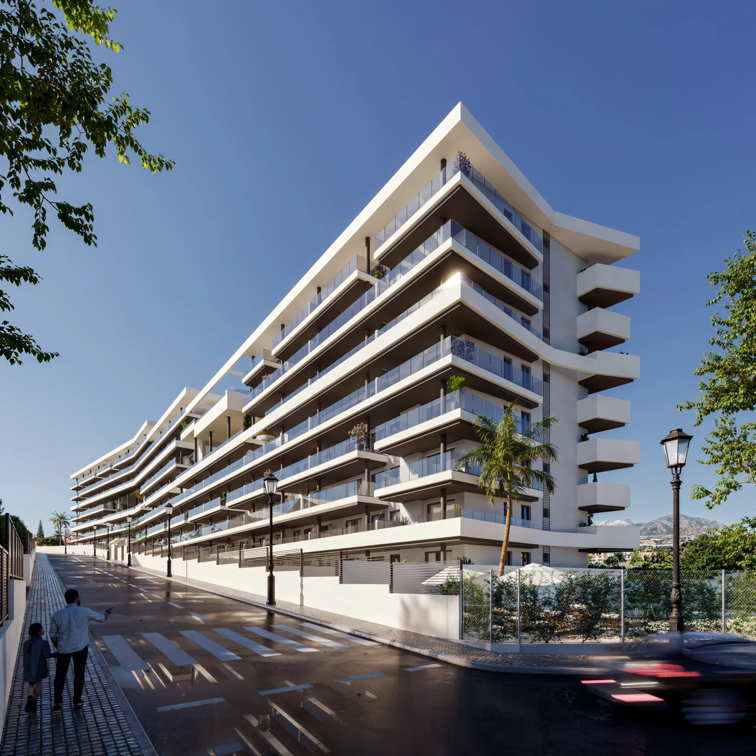 Elegante Apartments mit Meerblick in Fuengirola, Costa del Sol
