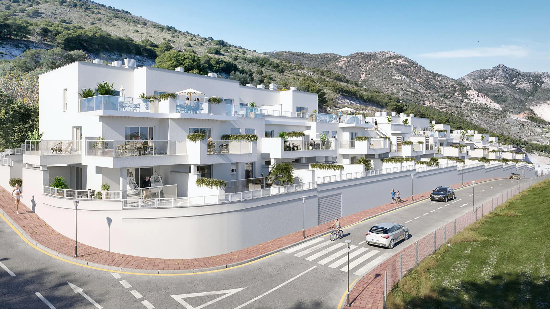 Moderne Wohnungen mit Panoramablick in Benalmádena
