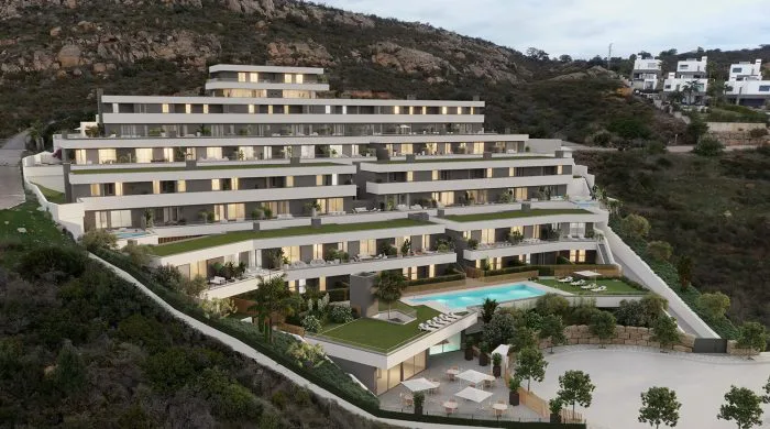 Elegante Doppelhaushälften mit Meerblick in Marbella