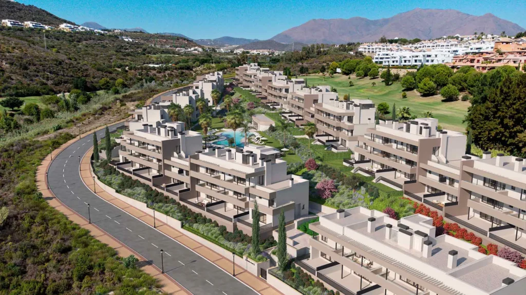 Moderne Wohnanlage in Marbella mit traumhaftem Golfblick