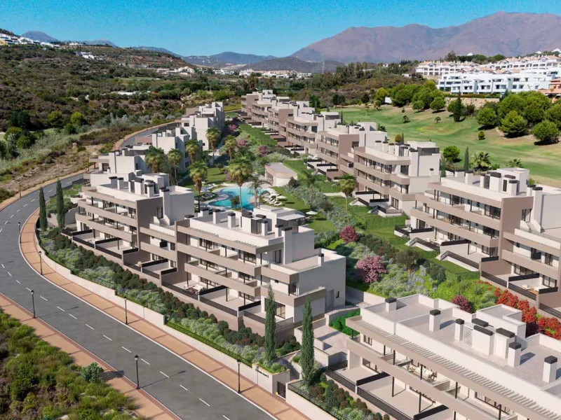 Moderne Wohnanlage in Marbella mit traumhaftem Golfblick