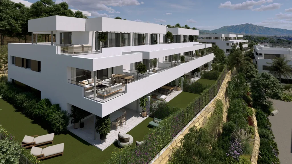 Moderne Apartments mit Panoramablick in Casares an der Costa del Sol