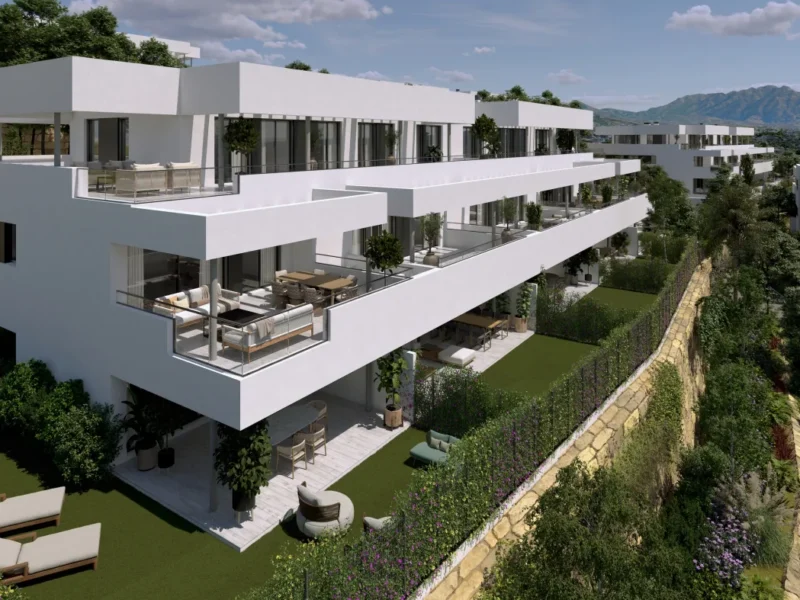 Moderne Apartments mit Panoramablick in Casares an der Costa del Sol