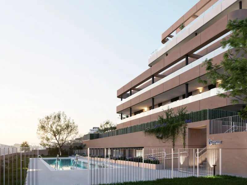 Elegante Wohnungen im Estepona Golf mit Panoramablick