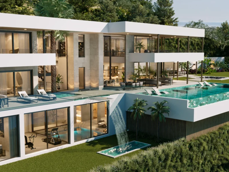 Luxuriöse Villa mit Panoramablick in Benahavís an der Costa del Sol