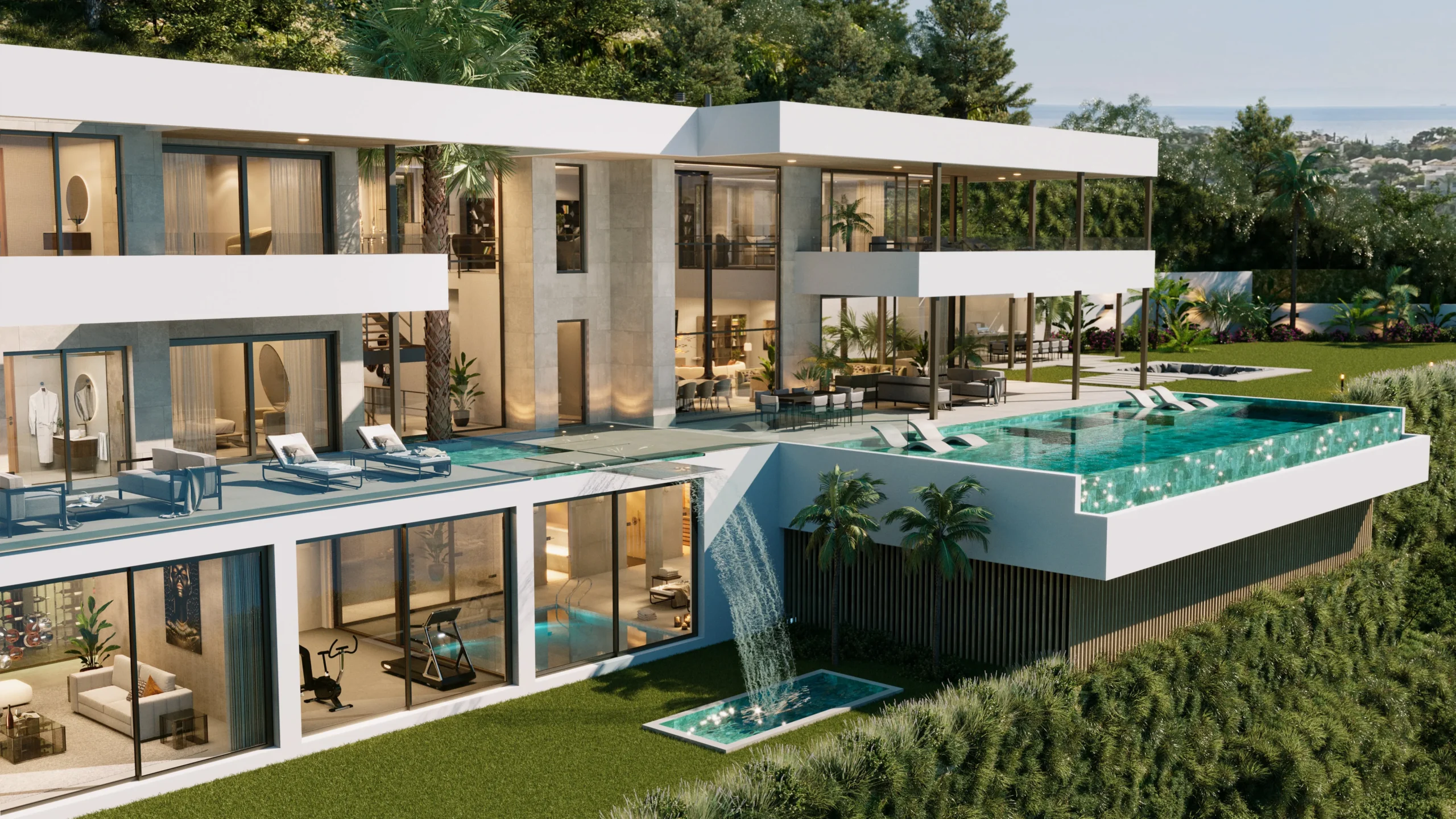 Luxuriöse Villa mit Panoramablick in Benahavís an der Costa del Sol