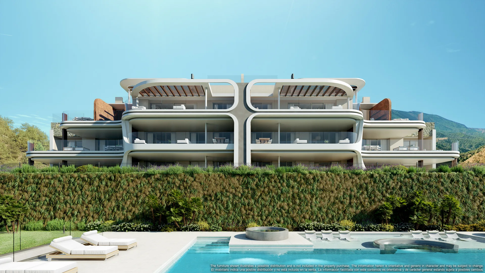 Elegante Wohnungen mit privatem Garten in Benahavís am Meer