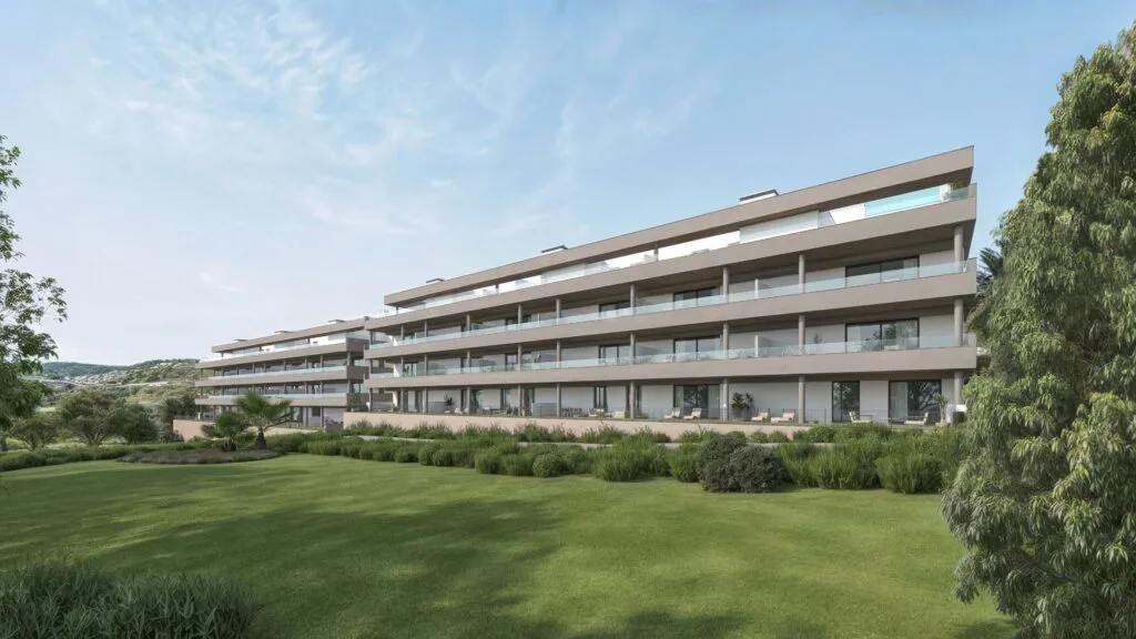 Moderne Apartments mit Garten in Estepona an der Costa del Sol
