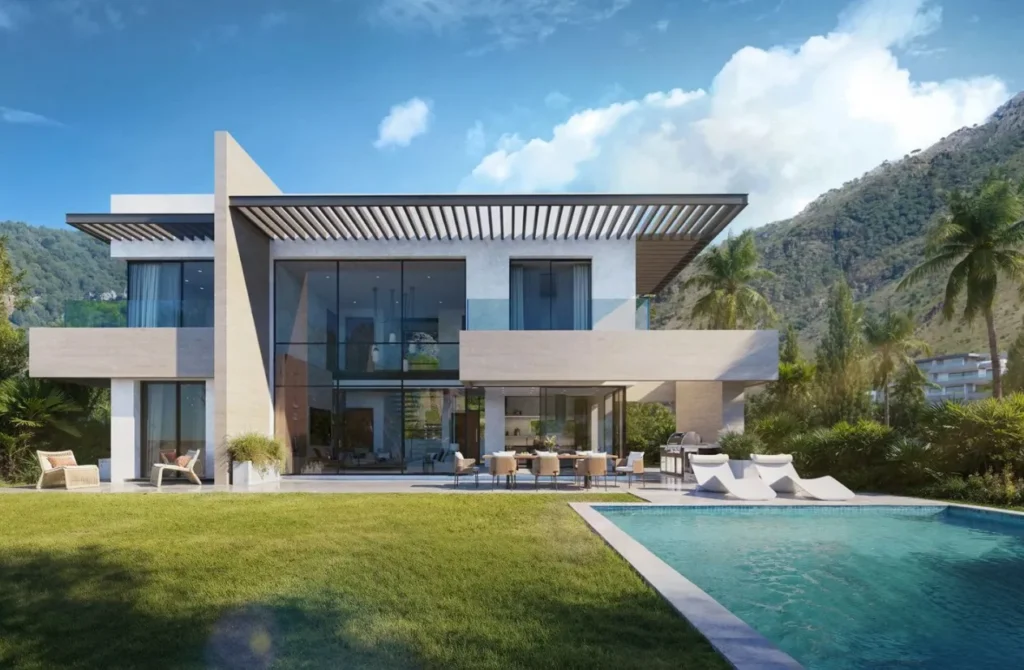 Elegante Villa mit Meerblick in Mijas an der Costa del Sol