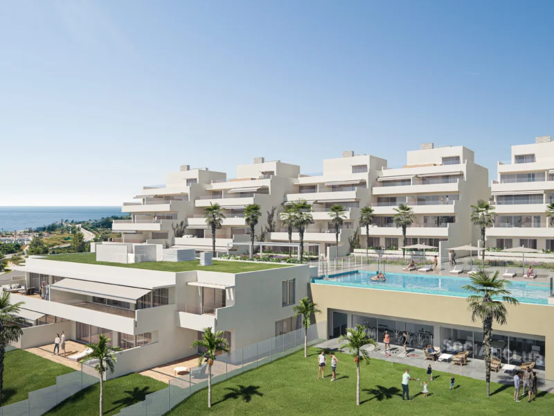 Moderne Apartments mit Meerblick in Estepona nahe dem Strand