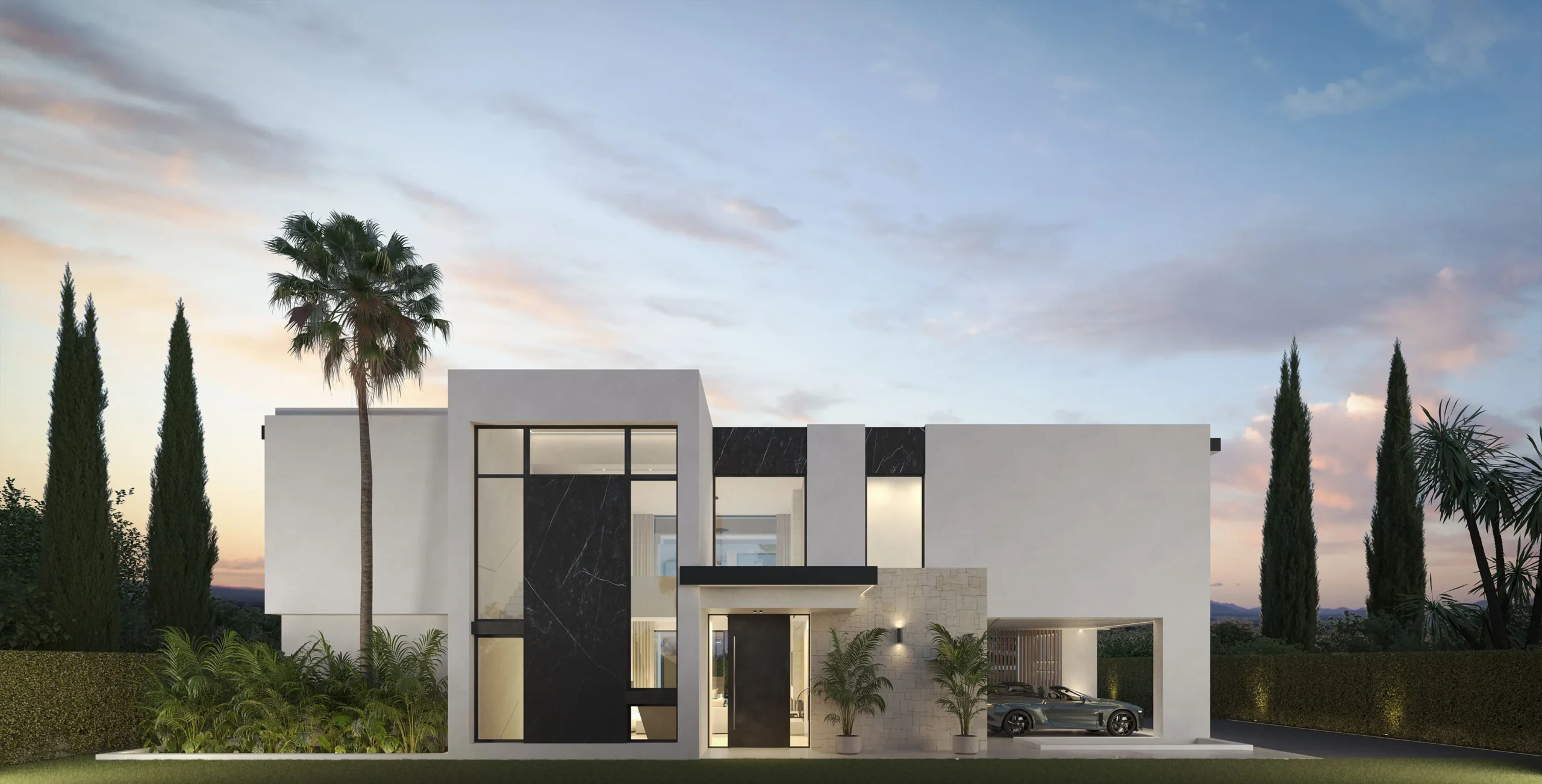 Exklusive moderne Villen in Bel Air, Costa del Sol erleben