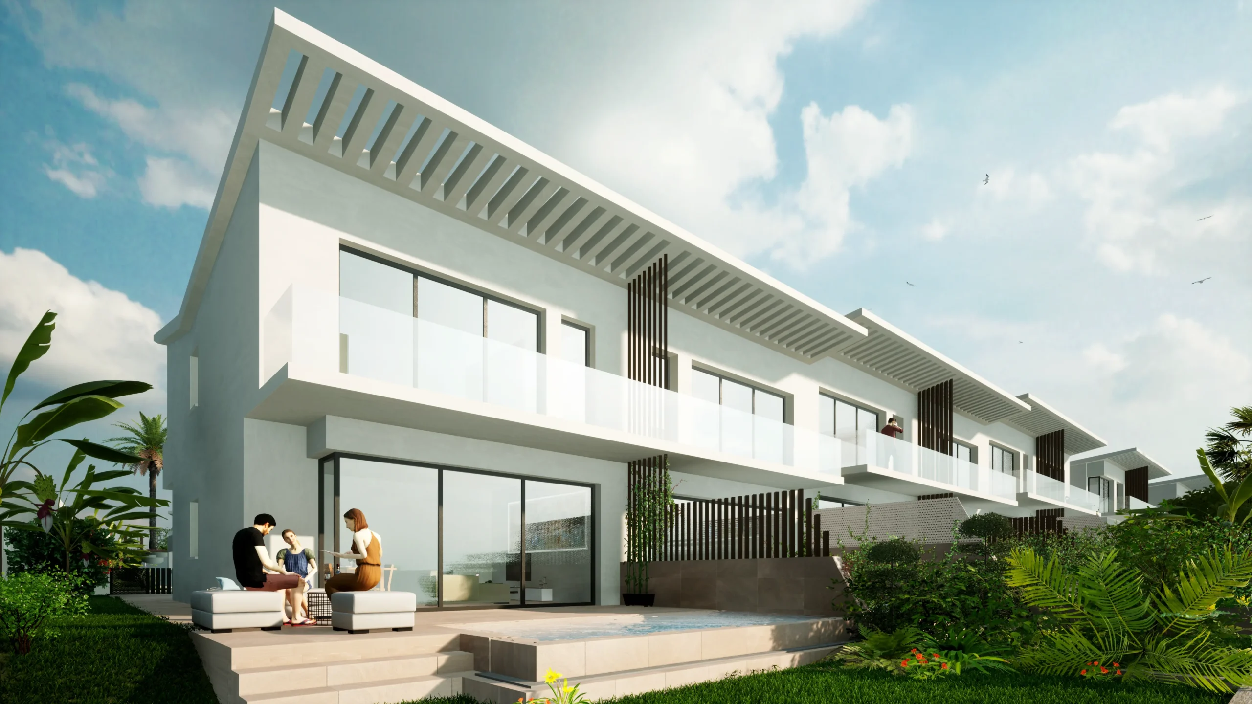 Moderne Villen mit Meerblick in Mijas – Exklusives Wohnensemble