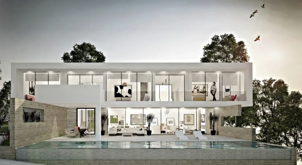 Moderne Villa mit traumhaftem Blick in Marbella an der Costa del Sol