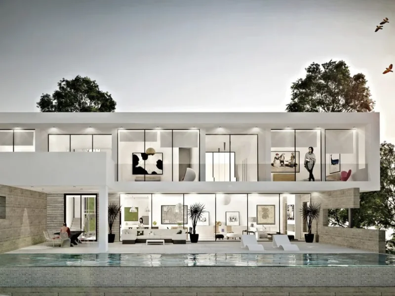 Moderne Villa mit traumhaftem Blick in Marbella an der Costa del Sol