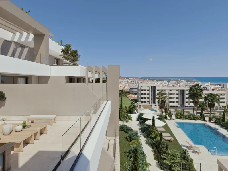 Elegantes Apartment mit Meerblick in Estepona an der Costa del Sol