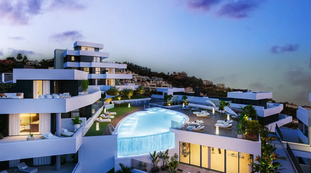 Elegante Wohnungen mit atemberaubendem Meerblick in Altos de Los Monteros