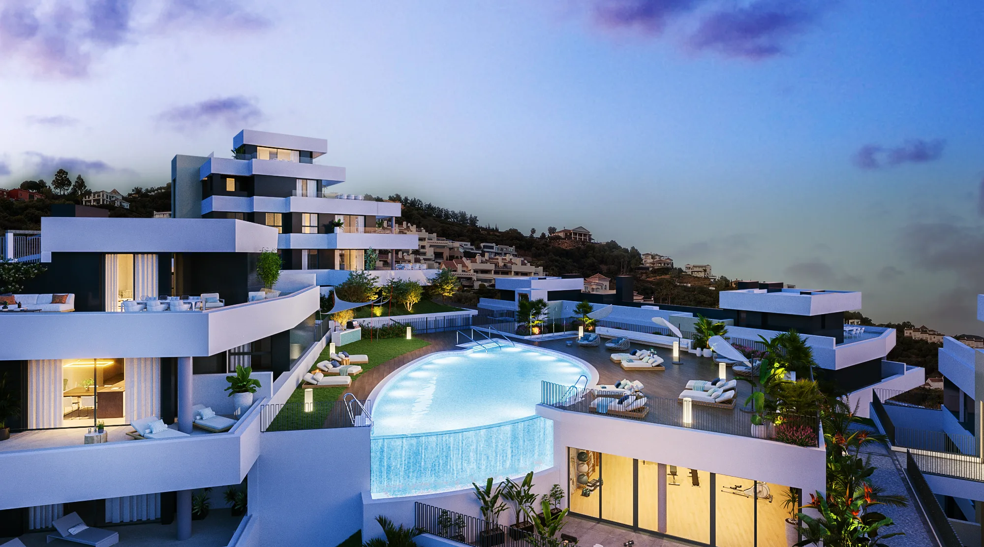 Elegante Wohnungen mit atemberaubendem Meerblick in Altos de Los Monteros