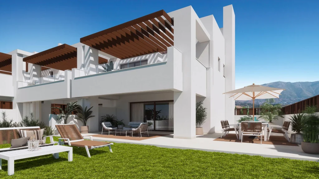 Elegante Reihenhäuser im La Cala Resort mit Panoramablick