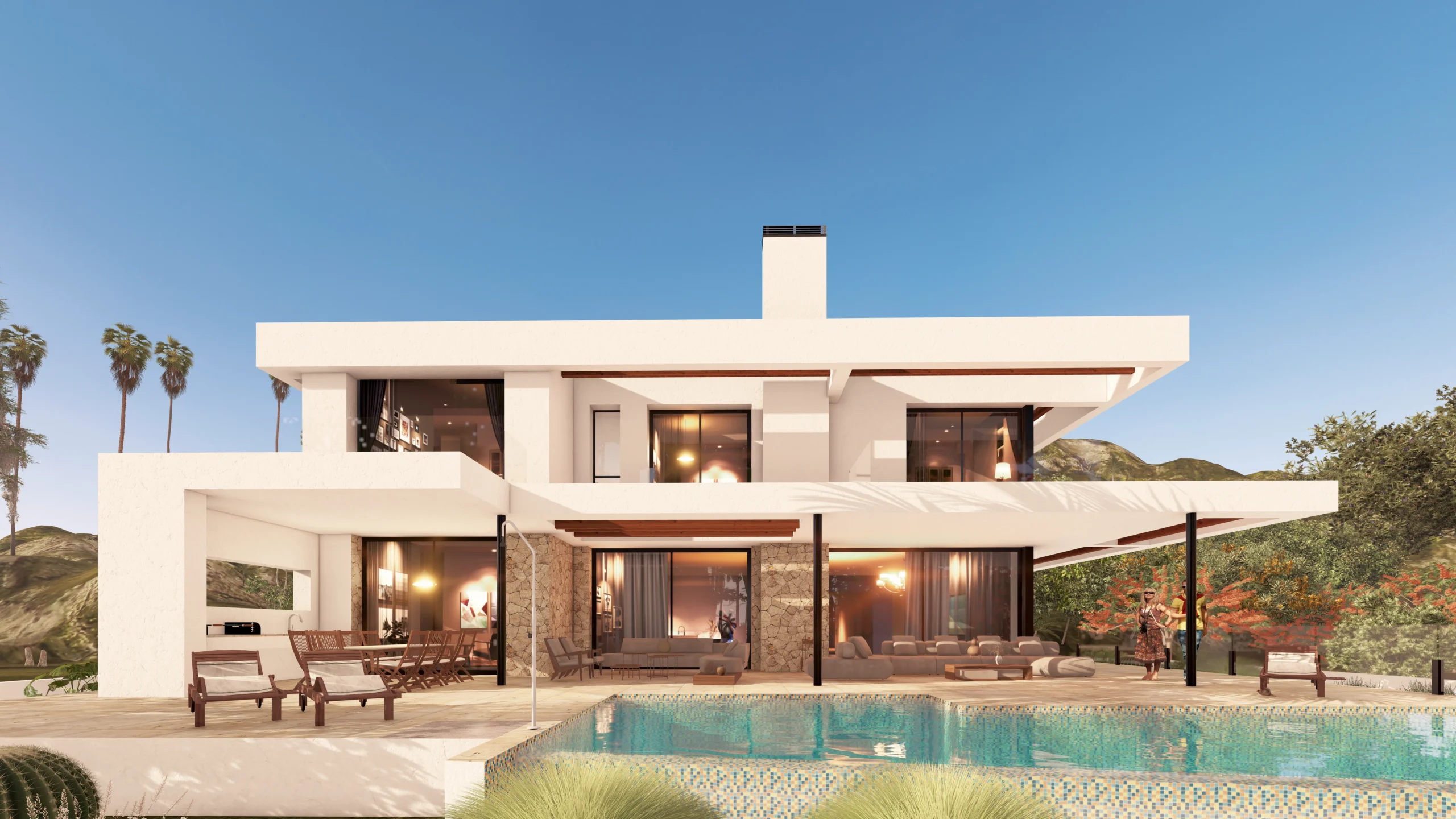 Luxuriöse Villa mit Golfblick im begehrten Mijas-Tal